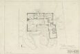 Villa Natvig, utkast til plan av 1. etasje