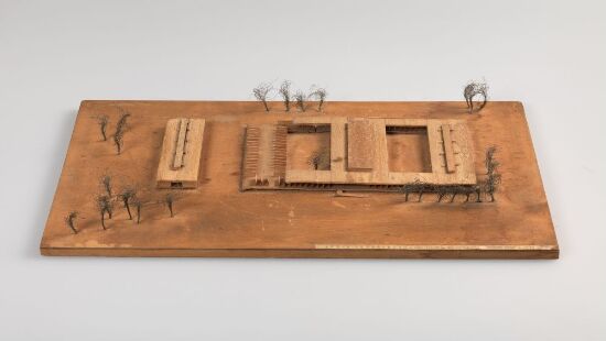 Presentasjonsmodell av Økern aldershjem