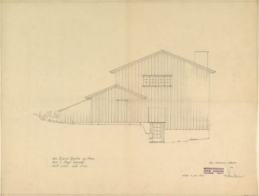 Hus for Bjelke, fasade mot nord