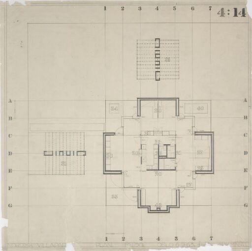 Villa Norrköping. Plan.