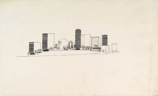 Utkast til kirke på Enerhaugen