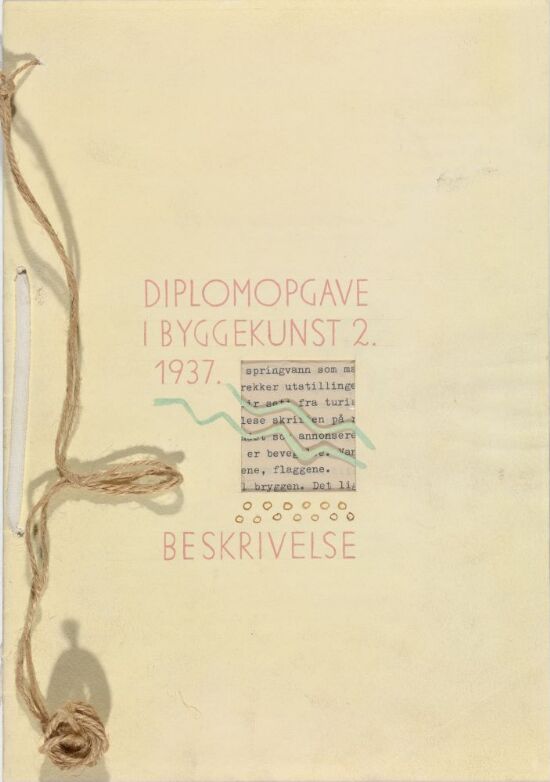 Utkast til utstillingsanlegg tilknyttet Munkholmen