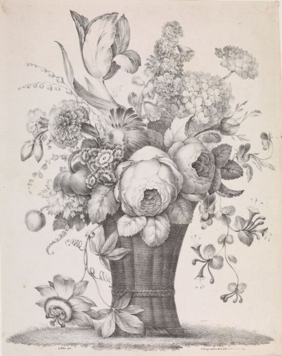 Blomster i vase.