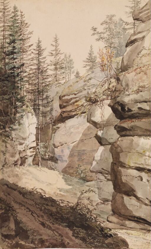 View of Uttewalder Grund, Saxony