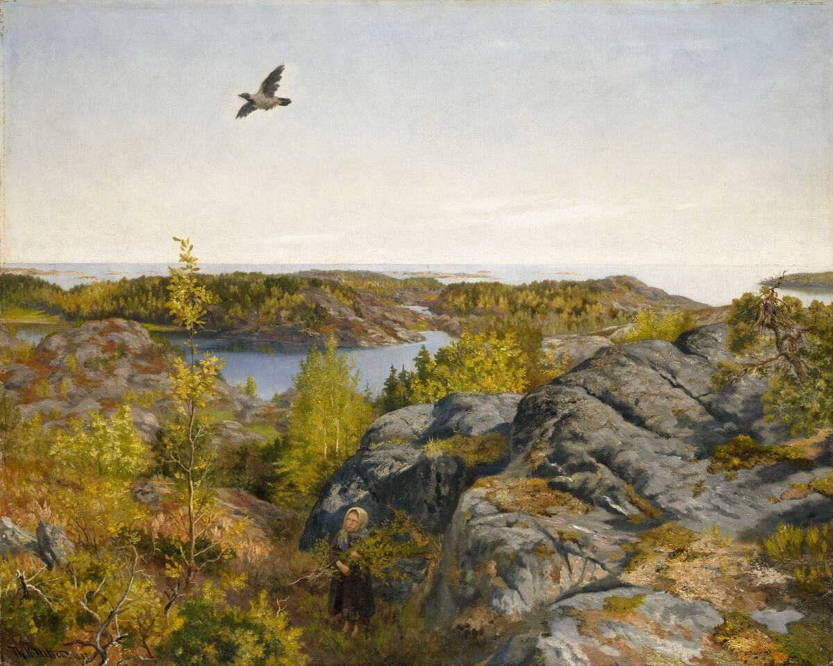 Theodor Kittelsen, Vårdag ved havet - Nasjonalmuseet ...
