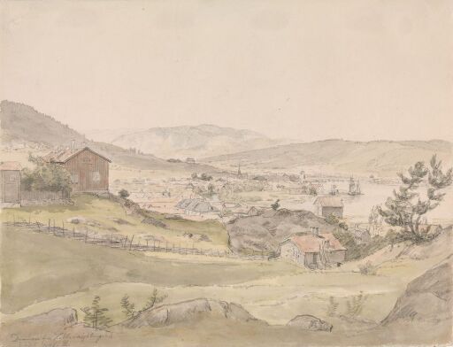 Drammen sett fra Kobberviksberget