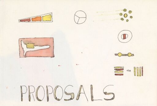 PROPOSALS (Artist's Book)