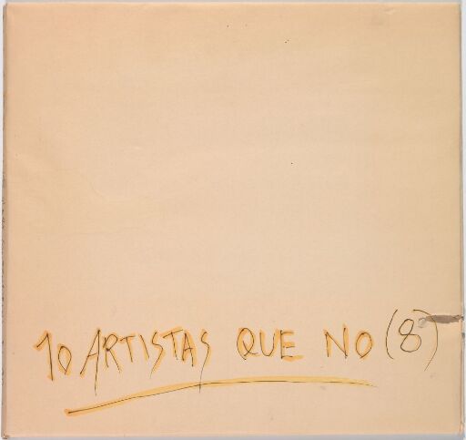 10 artistas que no (8) (Artist's Book)