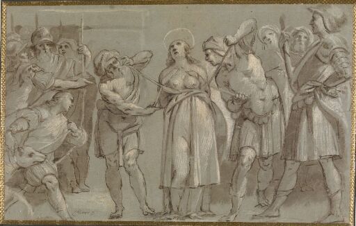 Den hellige Agathes martyrium