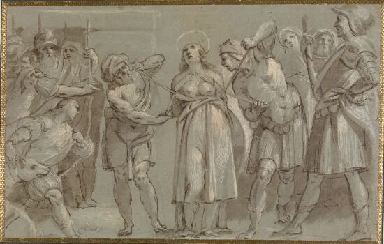 Den hellige Agathes martyrium