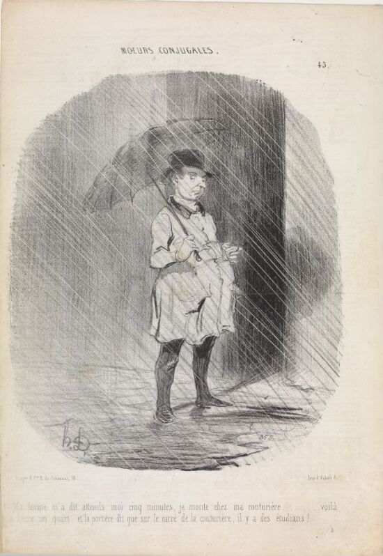My wife told me: "wait five minutes for me... I'll just quickly go up to my tailor".... that was an hour and a quarter ago... and the doorkeeper says that on the same floor there are living some students!