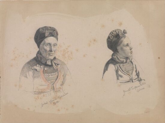 Gjertrud Skjønne og Gunhild Torstensdatter Skjønne