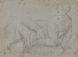Studie av liggende mann