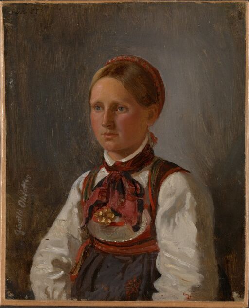 Portrait of Gunild Olsdatter from Tinn