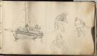 Fishing Boat; Studies of Fishermen