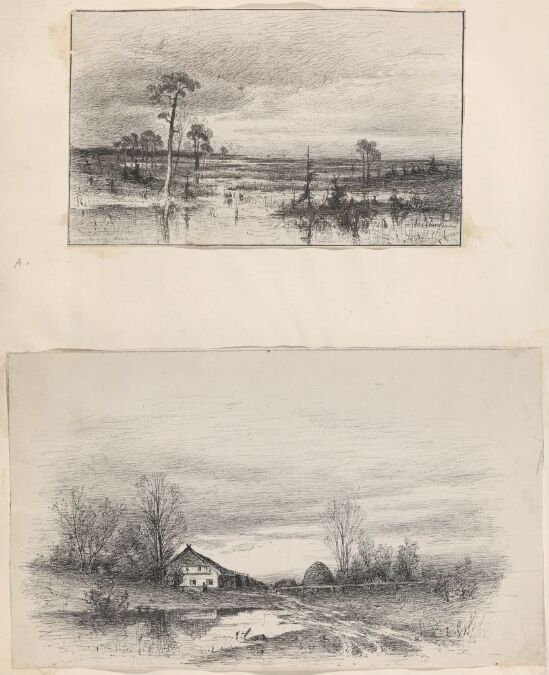 Landskap; Landskap med bondegård