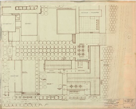 Terrengarbeid rundt de samfunsvitenskapelige bygningene