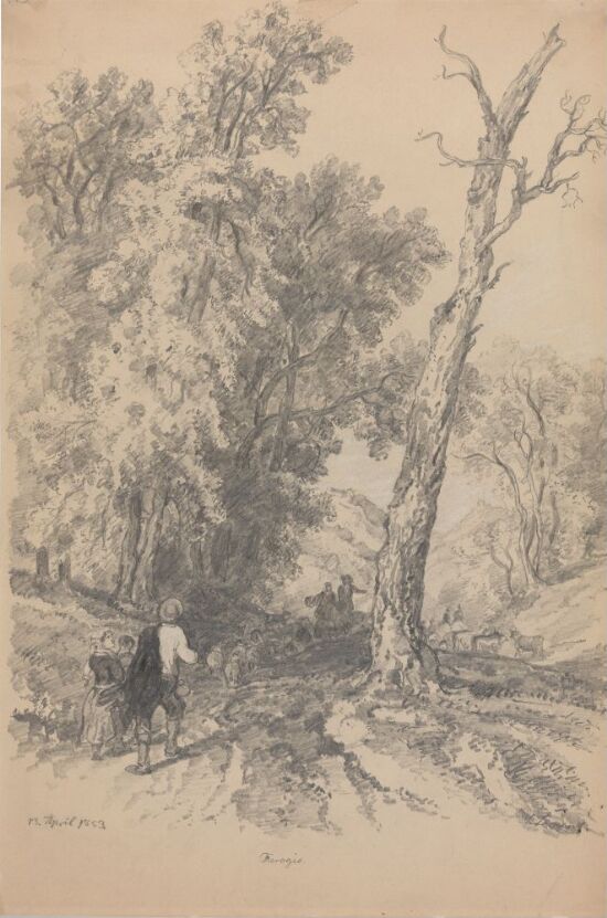 Mennesker og dyr i mellomeuropeisk landskap