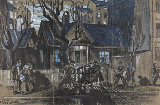 En dag er det oppløp utenfor hos Gunvor