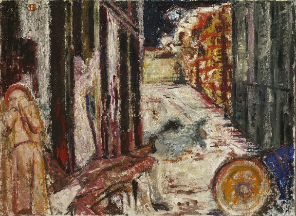 Henrik Sørensen, Gatekamp. Skisse – Nasjonalmuseet – Samlingen