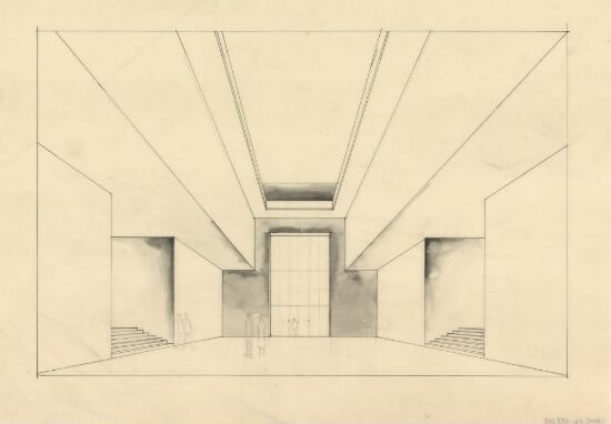Fysisk institutt på Blindern. Interiørperspektiv