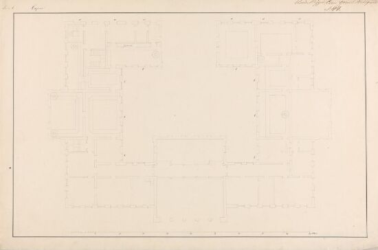 Museumsbygningen, plantegning over tredje etasje