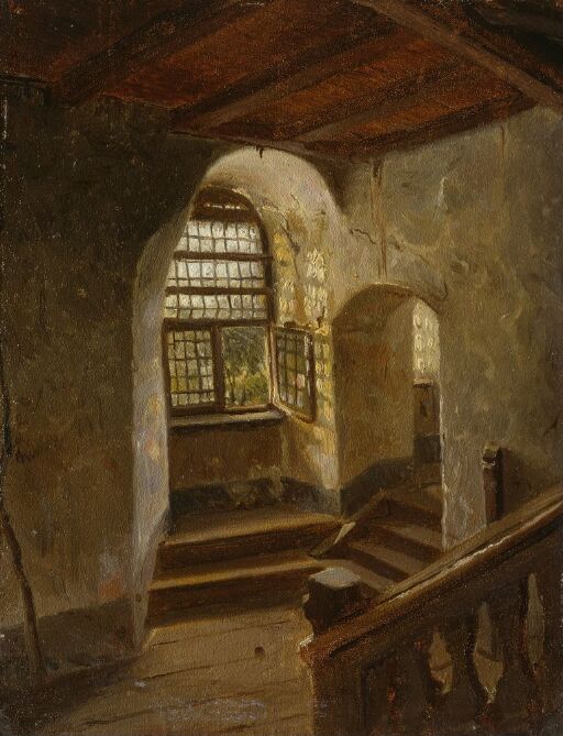 Stairway in a Castle by the Rhine