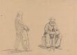 Studies of a Man Walking and a Man Sitting Down