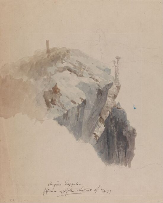 Mountain with Pine Trees