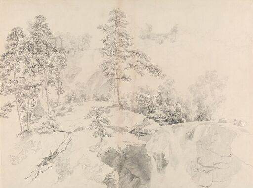 Landscape with Mill House and Waterfall