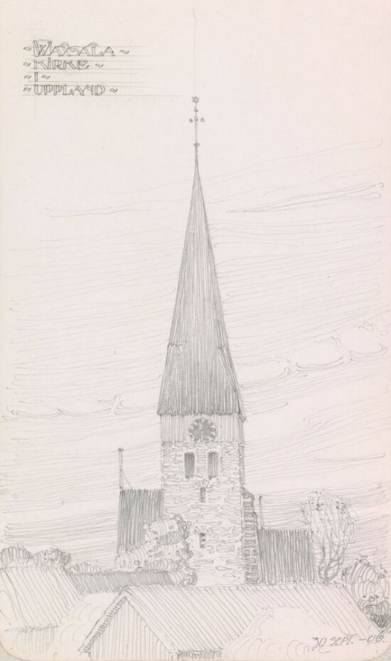 Waxsala kirke i Uppland