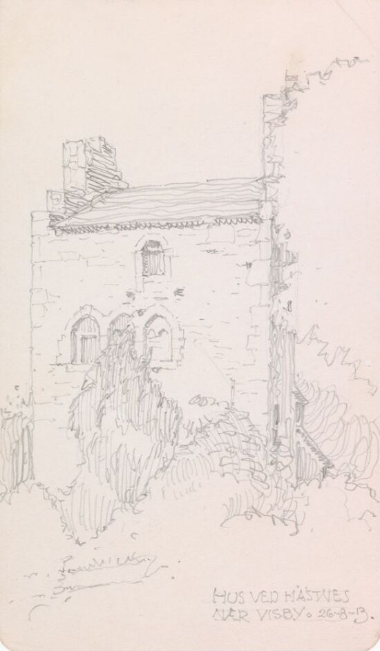 Hus ved Hästnes nær Visby