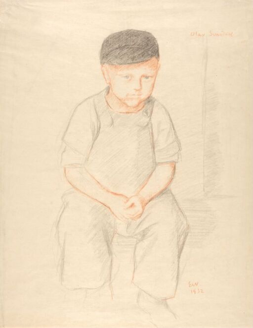 Gutteportrett av Olav Svartdal