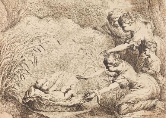 Moses rescued from the Nile