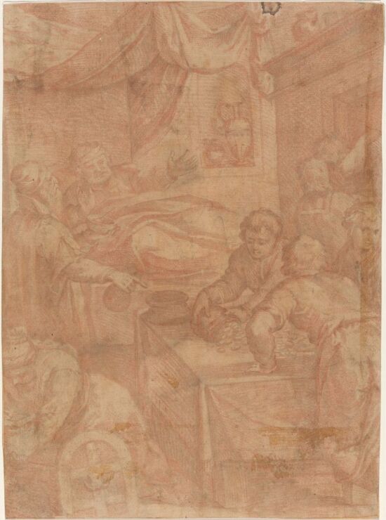 Scene fra en pengevekslers hus