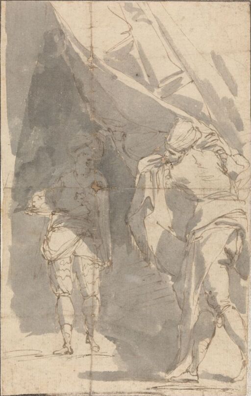 Two men in Oriental costume