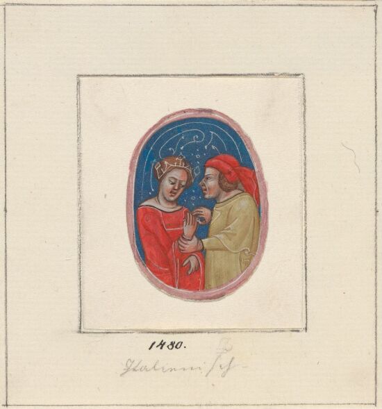 Kvinne og mann i samtale