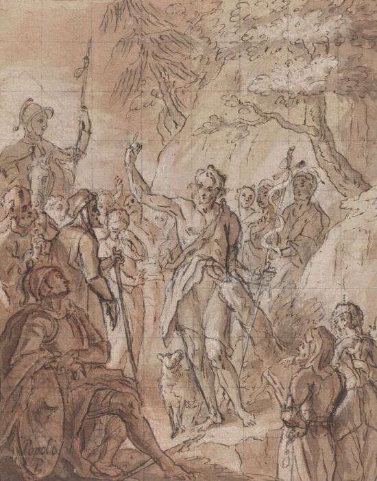 Johannes døperen forkynner