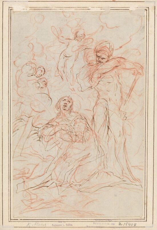 Den hellige Agnes' martyrium