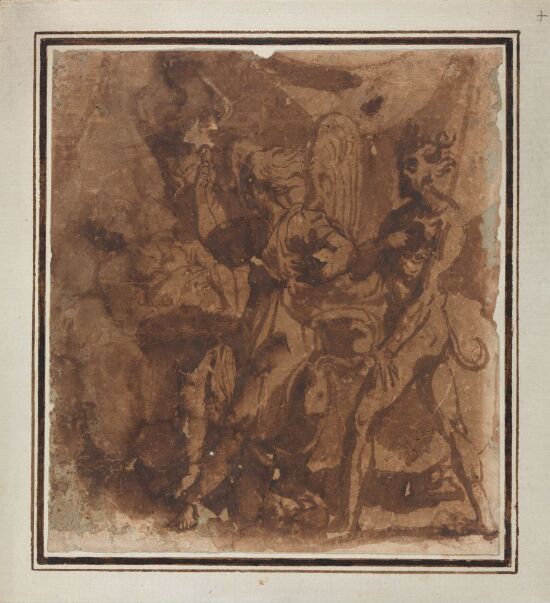 Engel og djevel ved et dødsleie