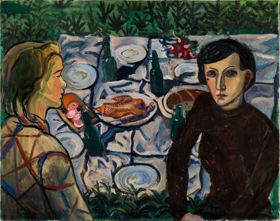 Luncheon on the Grass. Study for a restaurant decoration in Copenhagen.