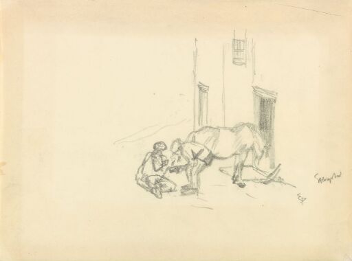 To menn som skor en hest, Skogstad