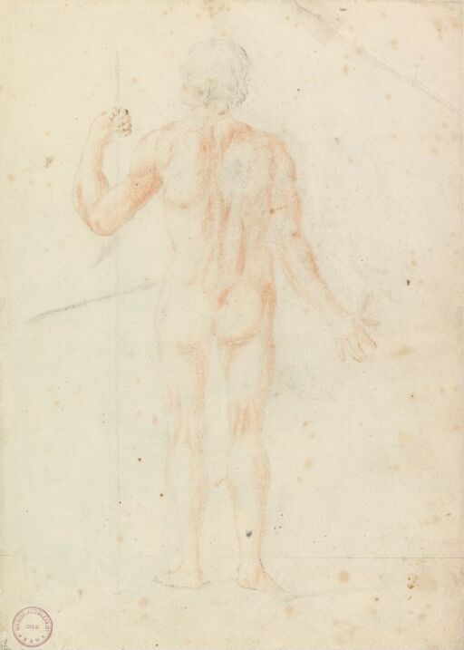 Ryggvendt figurstudie