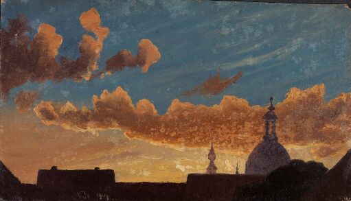 Evening Sky over Dresden