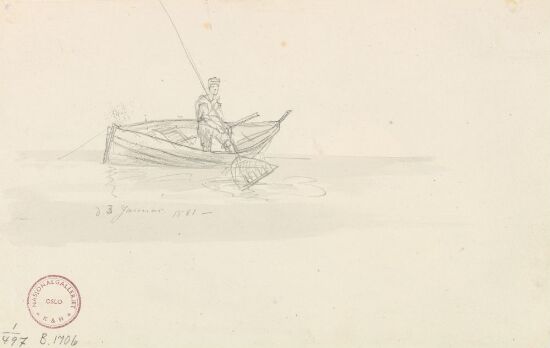 Mann i fiskebåt, Napoli