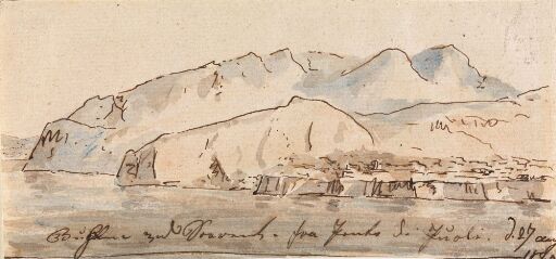 Die Bucht von Sorrent mit Ansicht von Puolo