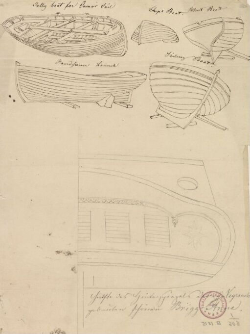 Båtstudier; Briggen "Anna"