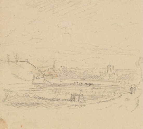 Utsikt mot elv og by