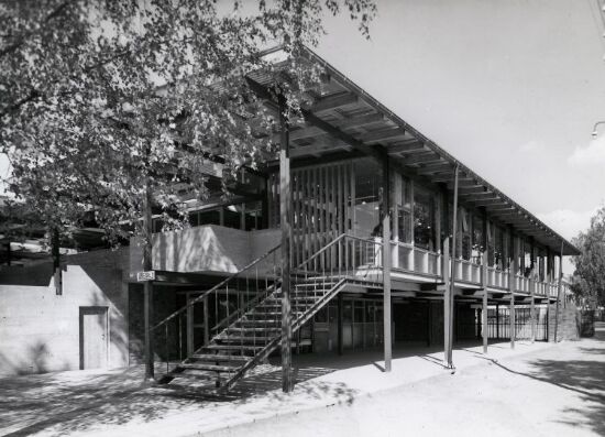 Restaurant og dansepaviljong på Glomdalsmuseet, østfløyen med spisesal