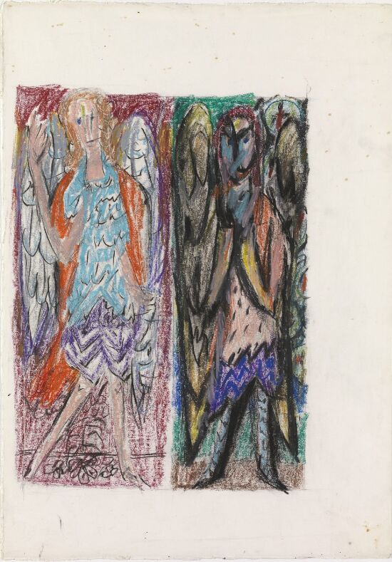 To bevingede figurer